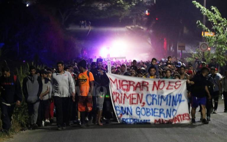 caravana migrante sale de tapachula Diario del Sur Noticias